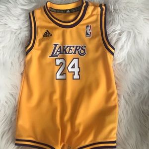 lakers jersey onesie